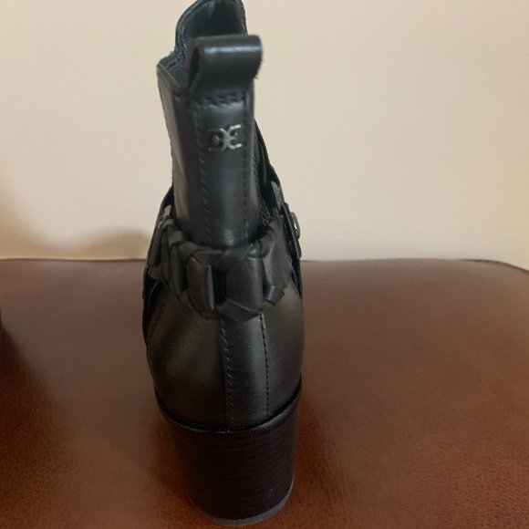 NEW Sam Edelman Dalma Black Leather 8.5 M - Picture 4 of 6